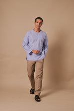 Kurta Tharique in Baby Blue