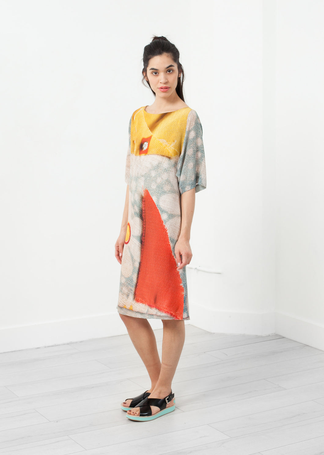 3/4 Sleeve Kimono Dress TSA